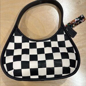 Coachtopia Coach Black and White Checkered Bag